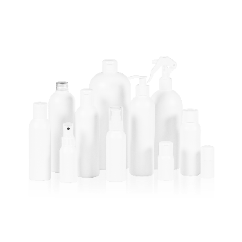 Basic Round Bottle HDPE White