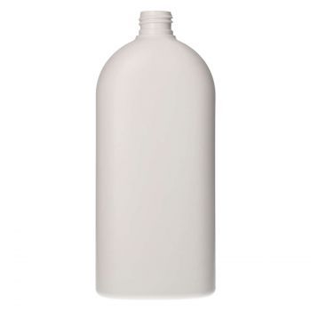 500 ml bottle Basic Oval HDPE white 24.410