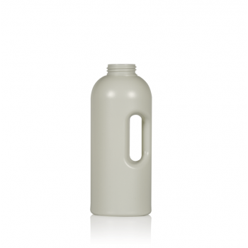 1000 ml Dosingbottle Compact Round 50% Recycled HDPE natural One2dose D43